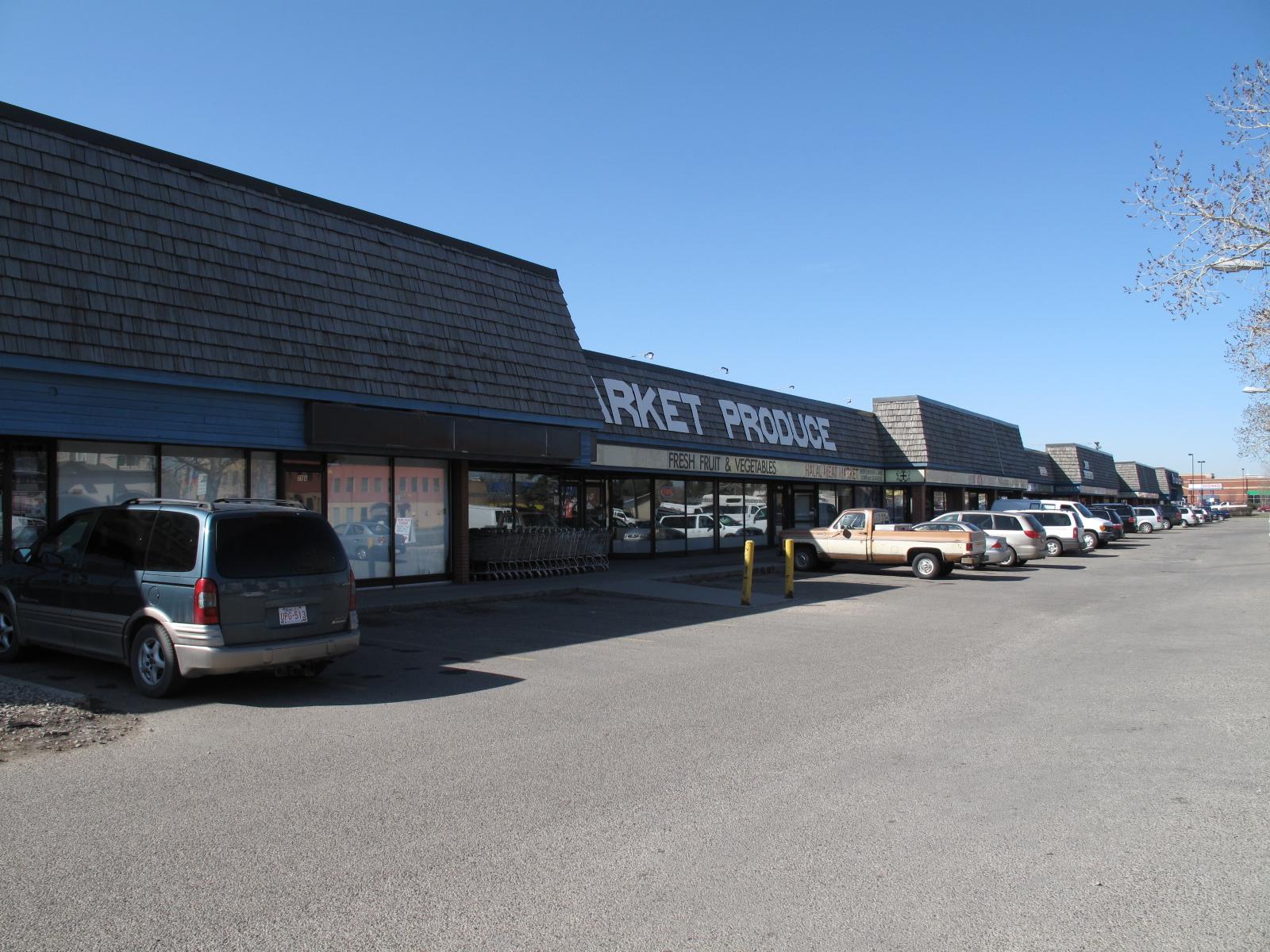 Forest Hills Plaza before exterior renovation
